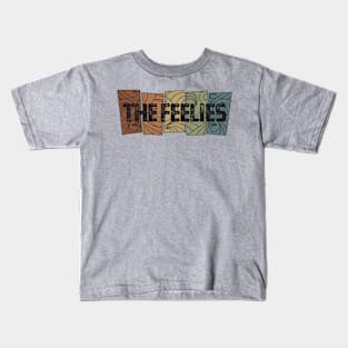 The Feelies Retro Pattern Kids T-Shirt